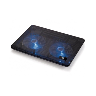 CONCEPTRONIC Podloga za hlađenje prijenosnog računala CNBCOOLPAD2F, 15.6", crna